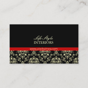 Affärskortet Insida Designer, Skador Visitkort