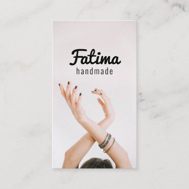 Affärskortet Jewelry Handmade Store Shop Visitkort (Framsida)