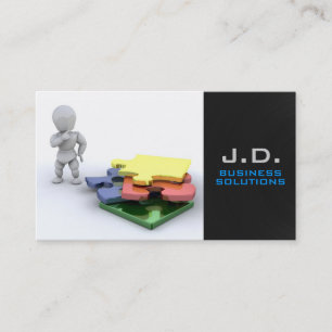 Affärskortet Jigszle Puzzle Visitkort