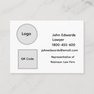 Affärskortet John Edwards Template Visitkort