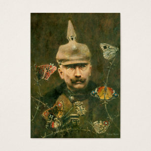 Affärskortet Kaiser Wilhelm Surreal ACEO Visitkort