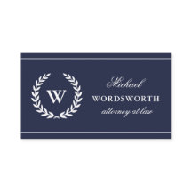 Affärskortet Klassisk monogram-Professionell