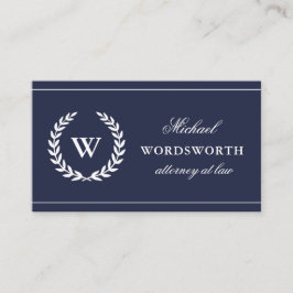 Affärskortet Klassisk monogram-Professionell Visitkort
