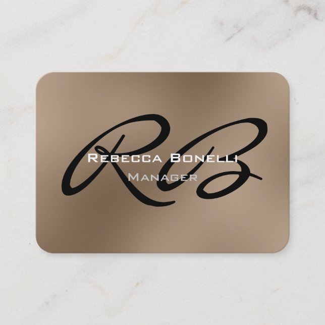 Affärskortet knubbig Rundad hörnhanterare Visitkort (Framsida)