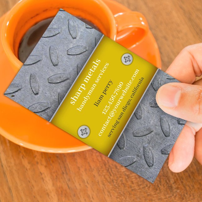 Affärskortet Konstruktioner, Handyman Visitkort (Skapare uppladdad)