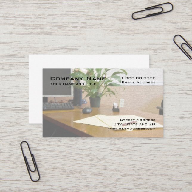 Affärskortet Kontohanteringstjänster Visitkort (Fram/Back In Situ)