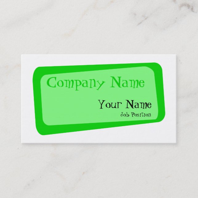 Affärskortet Korsade kvadrater Visitkort (Framsida)