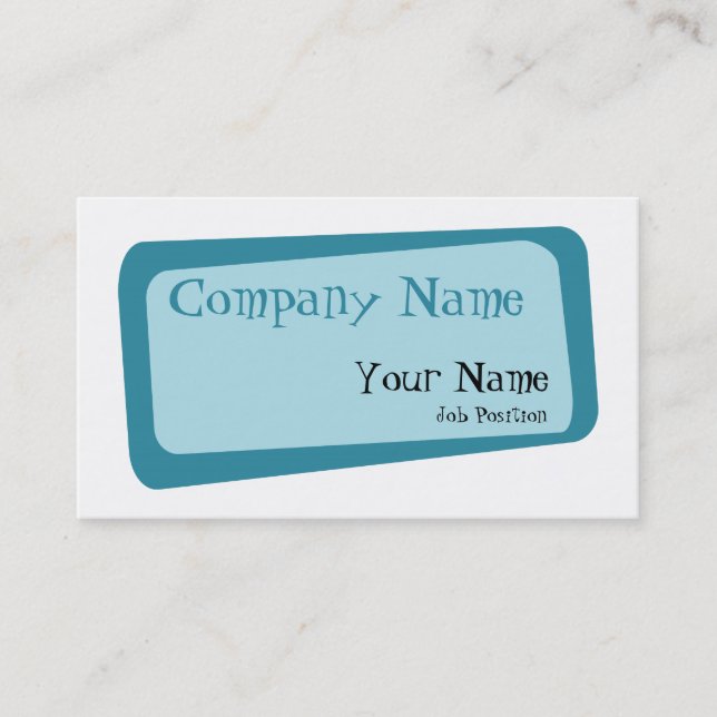 Affärskortet Korsade kvadrater Visitkort (Framsida)