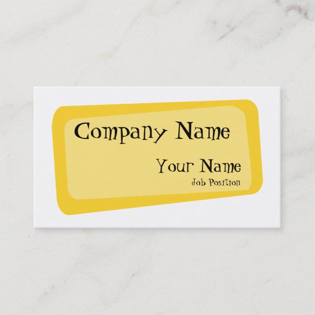 Affärskortet Korsade kvadrater Visitkort (Framsida)