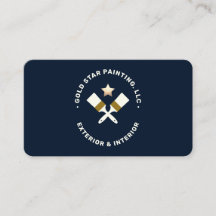 Affärskortet Korsfärgpenslar för husmålarfärg