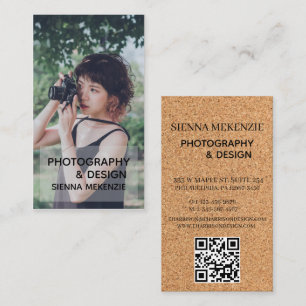 Affärskortet kreativ Photography Design med Visitkort