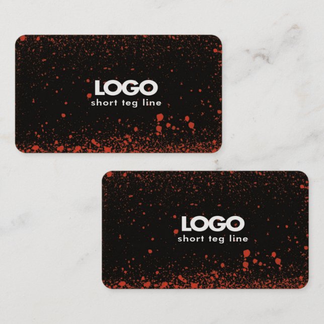 affärskortet kreativ visitkort (Fram/baksida)