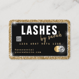 Affärskortet Kredit Card - design för streck Visitkort