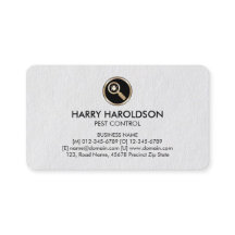 Affärskortet kryp Glass Icon Premium Pest Control