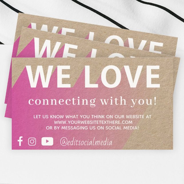 Affärskortet Kundanslutning till Kärlek Visitkort (Skapare uppladdad)