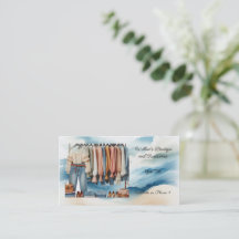 Affärskortet Kvinnors Mode Boutique-tillbehör