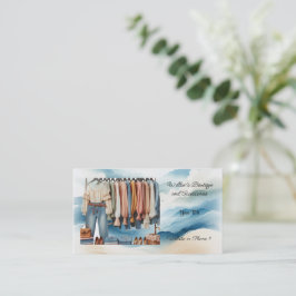 Affärskortet Kvinnors Mode Boutique-tillbehör Visitkort