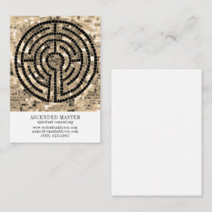 AFFÄRSKORTET LABYRINTH V 3,5x2.5 Anteckningskort