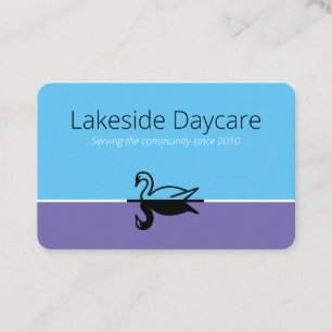 Affärskortet Lakeside Daycare Euro Visitkort