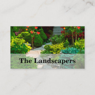 Affärskortet Landscaping Landscaper Visitkort