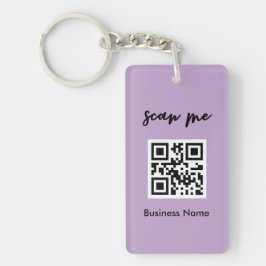 Affärskortet Lavender QR-kod - Anpassningsbarna Lo