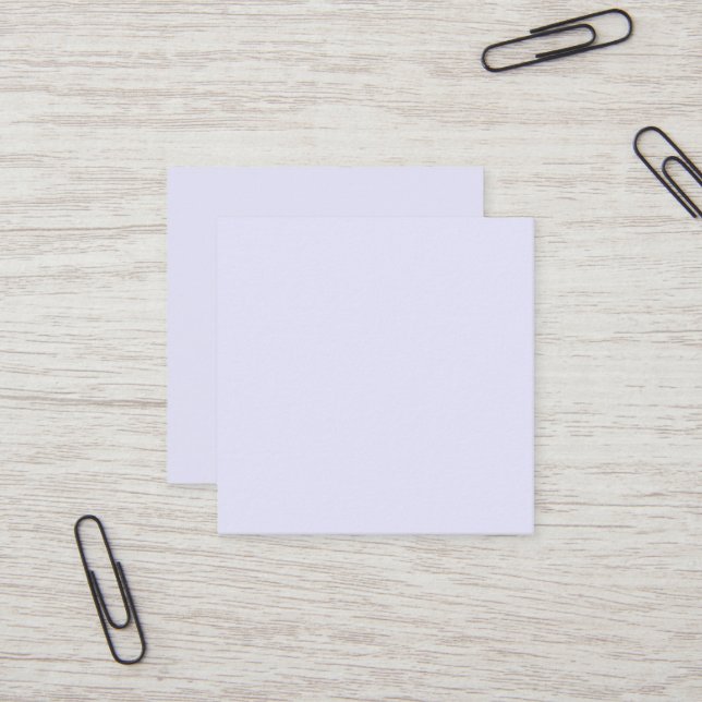 Affärskortet Lavender Square Fyrkantigt Visitkort (Fram/Back In Situ)