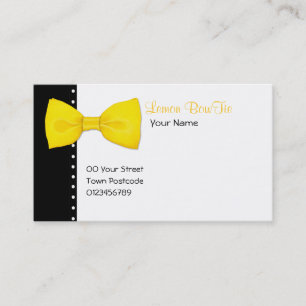 Affärskortet Lemon BowTie Visitkort
