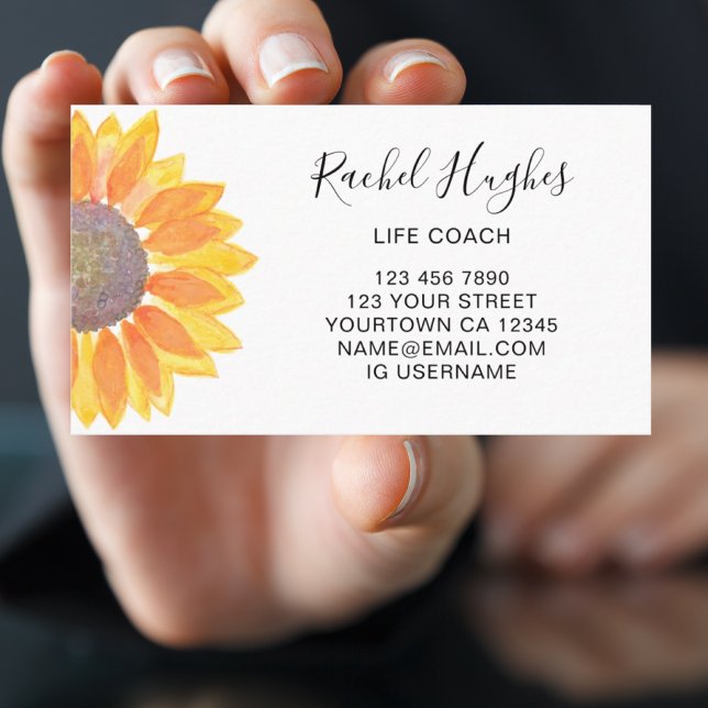 Affärskortet Life Coach Snyggt Visitkort (Skapare uppladdad)