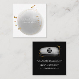 Affärskortet Linjeskorgen Fyrkantigt Visitkort