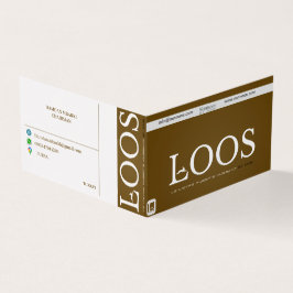 AFFÄRSKORTET LOOS FOLED VISITKORT