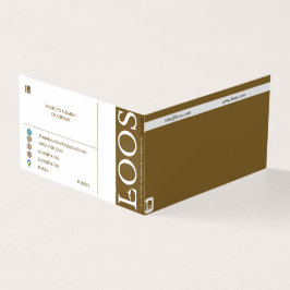 AFFÄRSKORTET LOOS FOLED VISITKORT