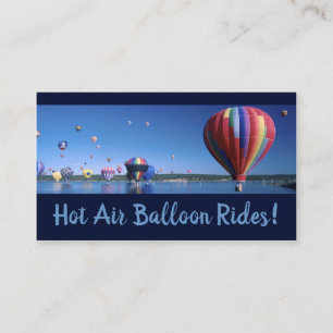 Affärskortet Luftballong Rides Service Visitkort