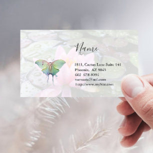 Affärskortet Luna Moth Visitkort