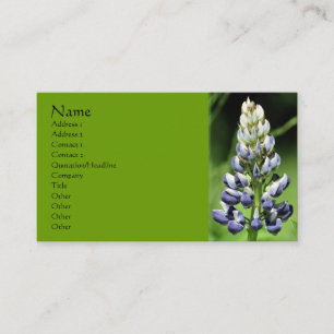Affärskortet Lupine Flower Nature Visitkort