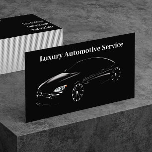 Affärskortet Luxury Automotive Car Services Visitkort