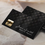 Affärskortet Luxury Black & Guld Sports Agent Visitkort<br><div class="desc">Affärskortet Luxury Black & Guld Sports Agent.</div>