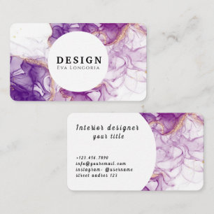 Affärskortet Luxury Designer Visitkort