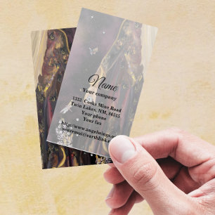 Affärskortet Magic Crystal Visitkort