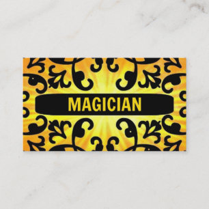 Affärskortet Magician Sunshine Damask Visitkort