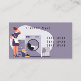Affärskortet Maid Städning Service Visitkort
