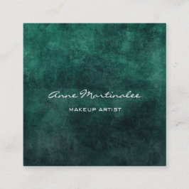 Affärskortet Makeup Artist Abstrakt Square Fyrkantigt Visitkort