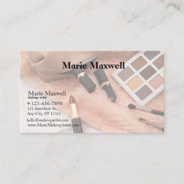 AFFÄRSKORTET MAKEUP ARTIST FÖR GRUNDMALL VISITKORT