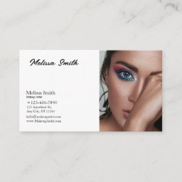 AFFÄRSKORTET MAKEUP ARTIST FÖR GRUNDMALL VISITKORT