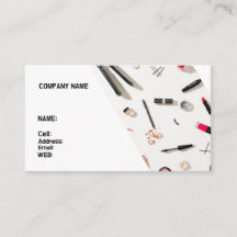 AFFÄRSKORTET MAKEUP ARTIST FÖR GRUNDMALL