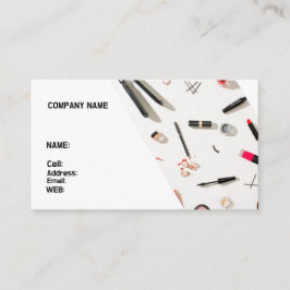 AFFÄRSKORTET MAKEUP ARTIST FÖR GRUNDMALL VISITKORT