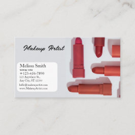 AFFÄRSKORTET MAKEUP ARTIST FÖR GRUNDMALL VISITKORT