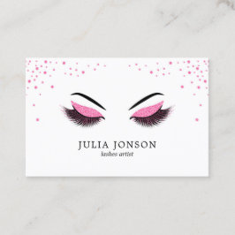 Affärskortet Makeup-artist med glitter, effekt Visitkort