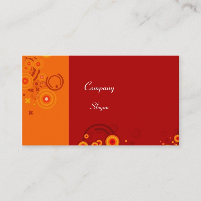 Affärskortet Mall Visitkort (Framsida)