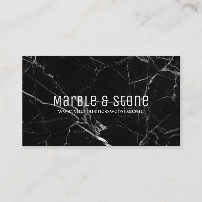 Affärskortet Marble & Stone Counterbooks Visitkort (Framsida)