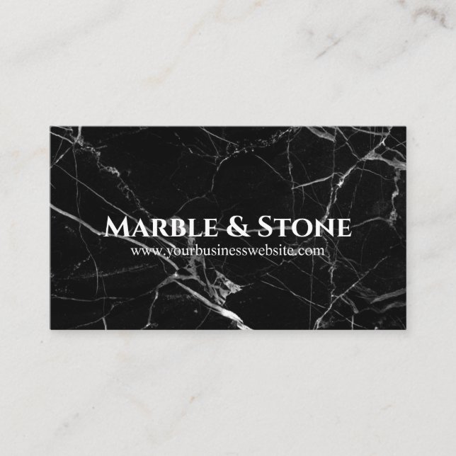 Affärskortet Marble & Stone Countertops Visitkort (Framsida)